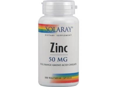 Foto Zinc 50 mg, 60 cápsulas solaray foto 922142
