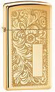 Foto Zippo 1652b Venetian Solid Brass Slim Dorado Pequeño