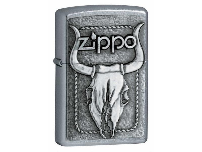 Foto Zippo Bull Skull Emblem