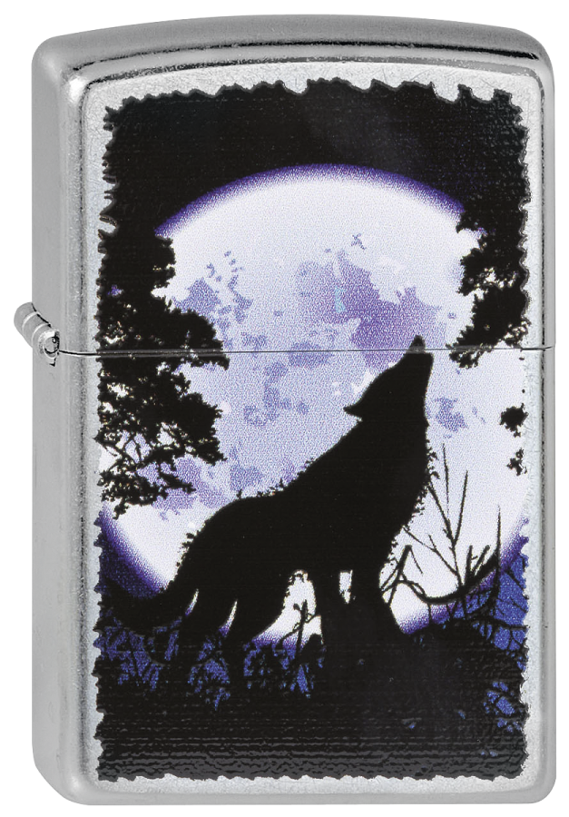Foto ZIPPO: Howling Wolf - Mechero Zippo, Serigrafía