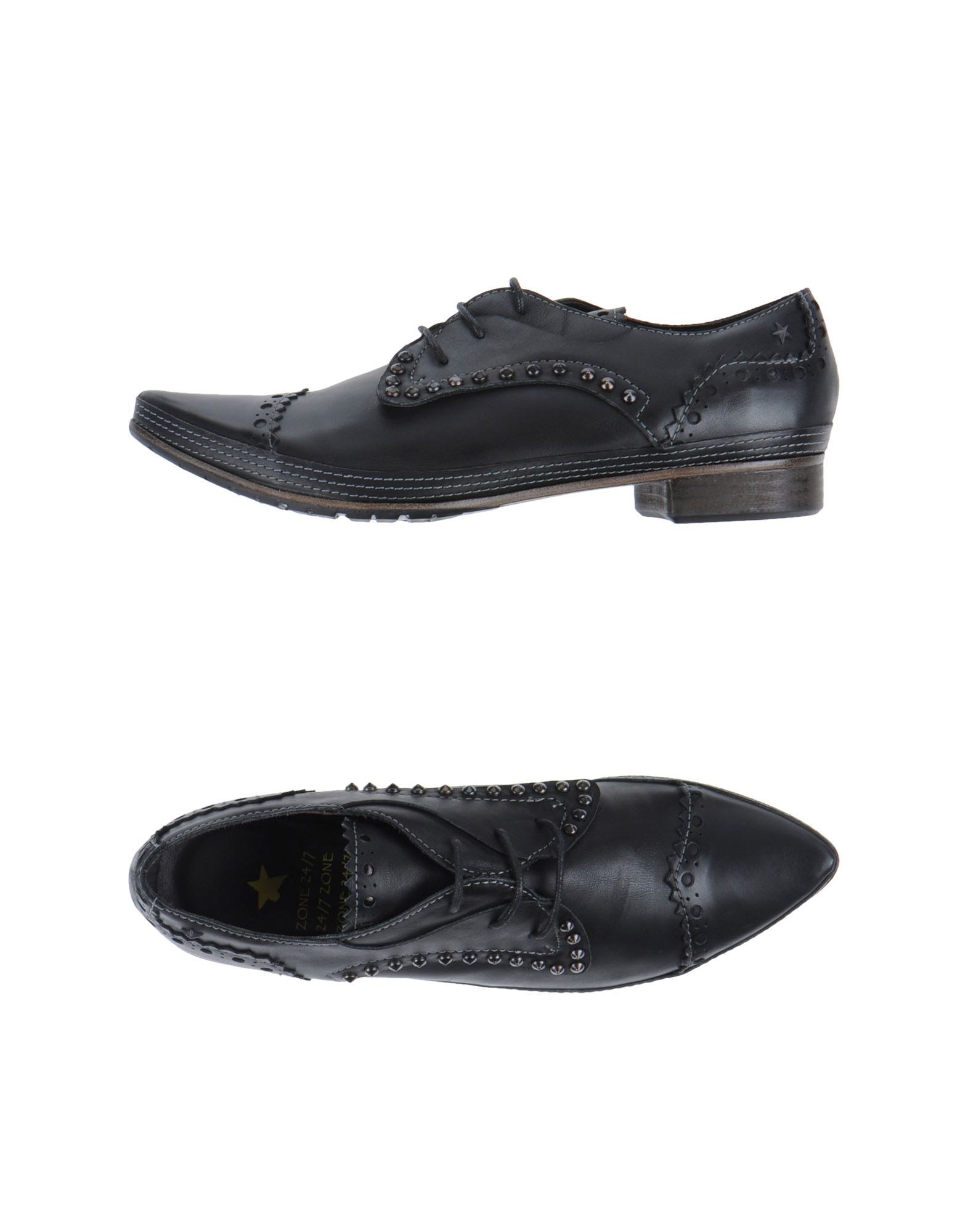Foto Zone 24/7 Zapatos De Cordones Mujer Negro foto 661767