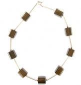 Foto ZSISKA Brown Cubed Necklace